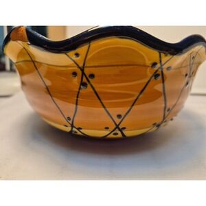 Romance by Ambiance Cereal Bowl Nanette Vacher Floral Terra Cotta b368